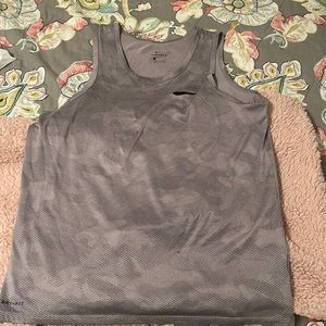 Grey Nike workout tank top